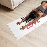 Burn for what you Love Yoga / Mindfulness mat - yoga mat Pink Lucky